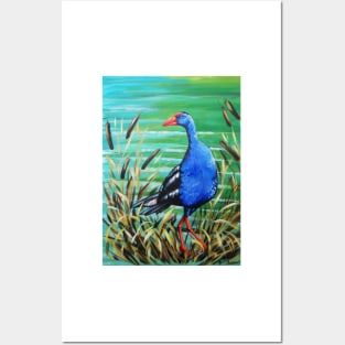 Pukeko Bird by Ira Posters and Art